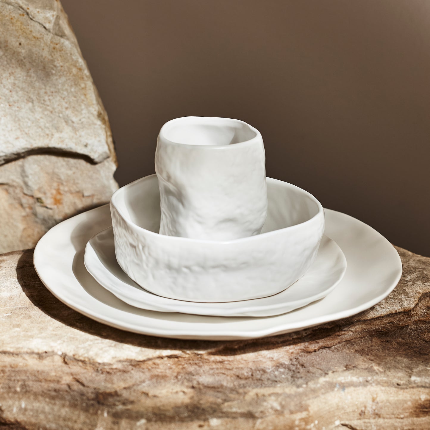 ATIK WHITE DINING SET