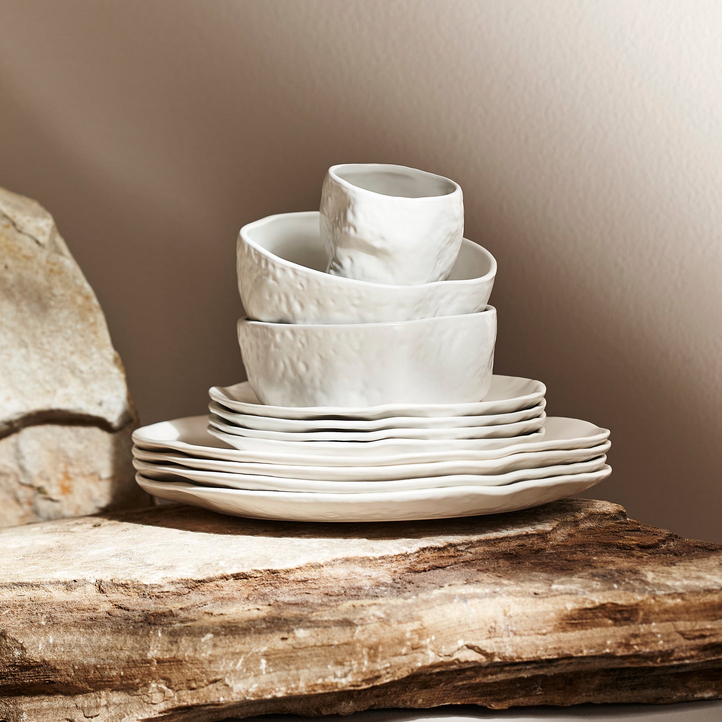 ATIK WHITE DINING SET
