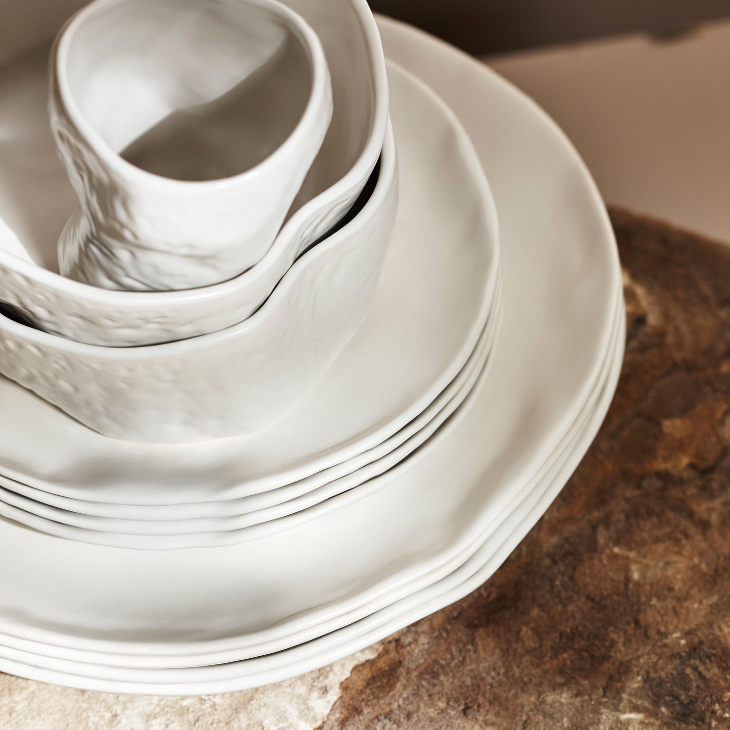 ATIK WHITE DINING SET