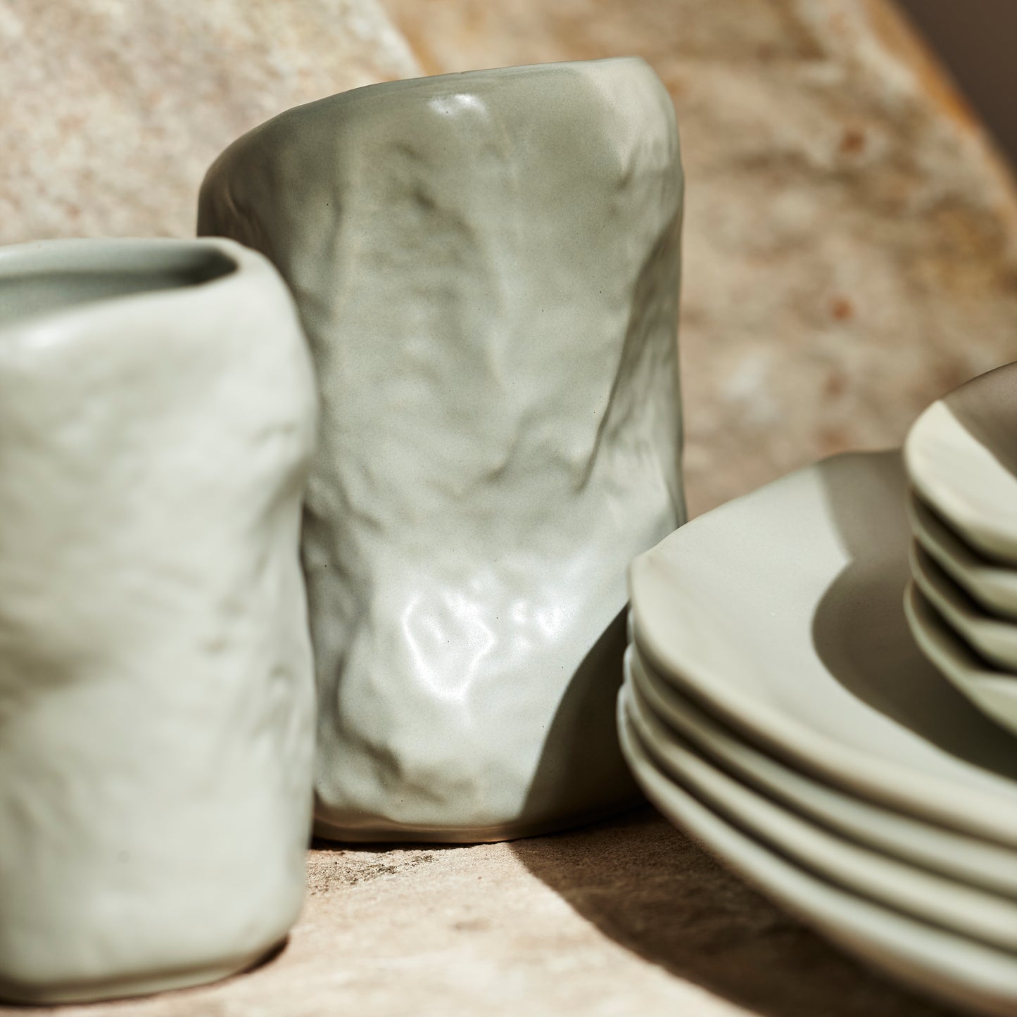 ATIK SAGE-GREY DINING SET