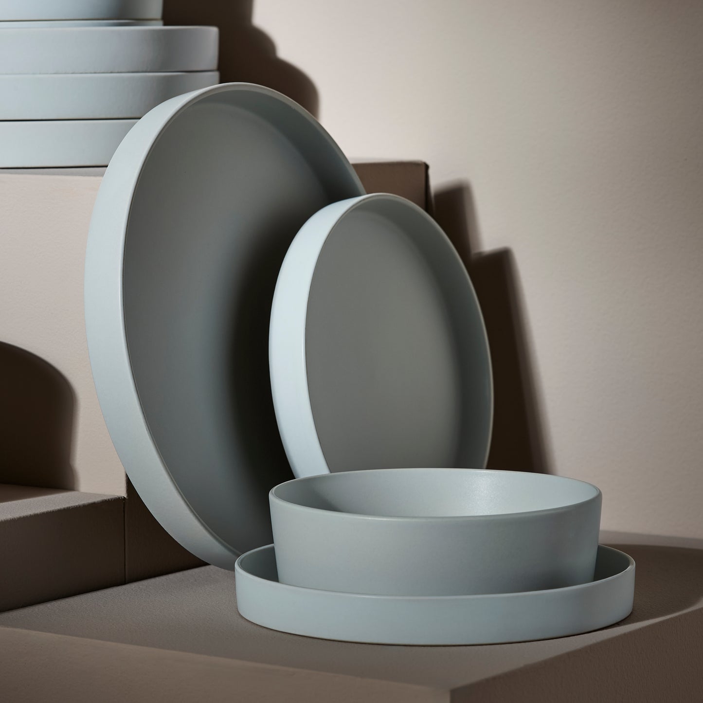 MODAN BLUE-GREY DINING SET