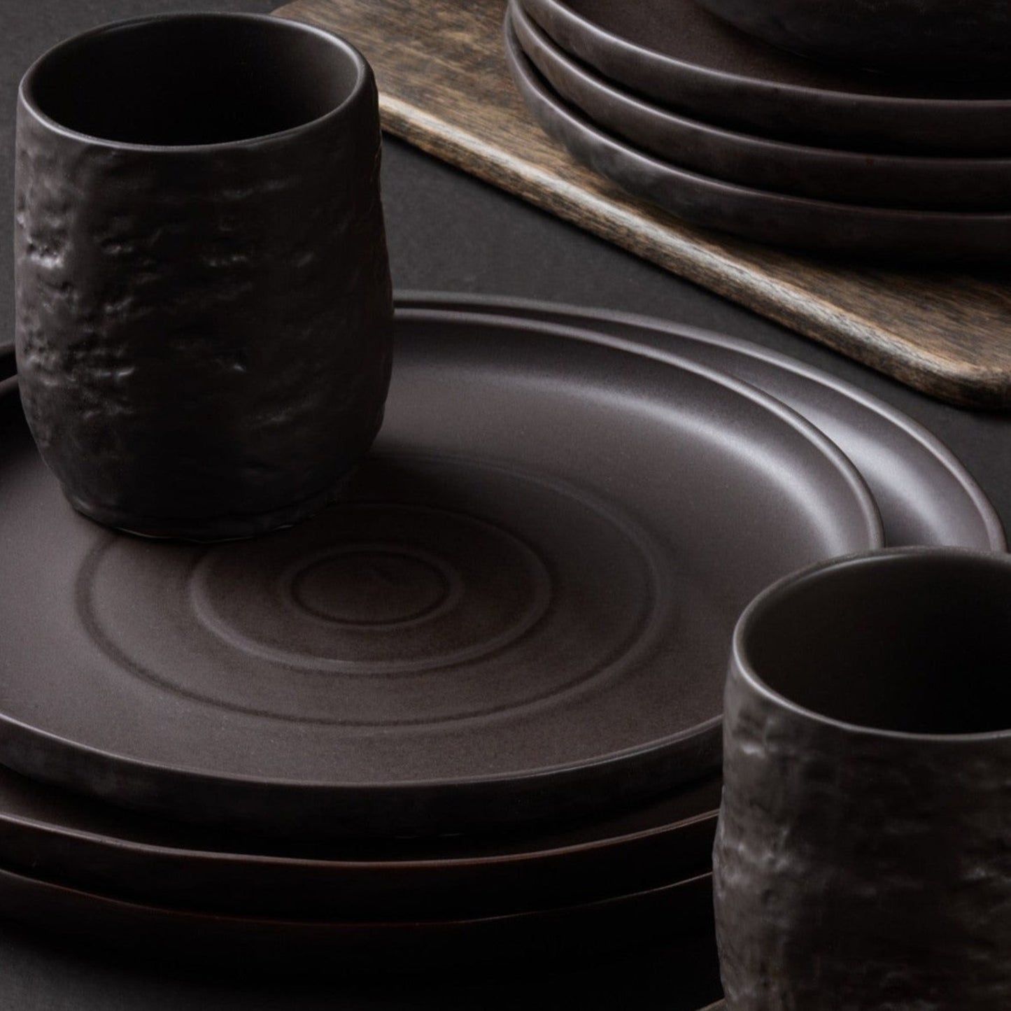SHOSAI BLACK DINING SET